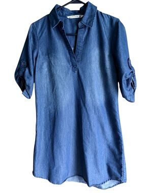Given Kale Chambray Dress  size S